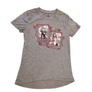 Disney The Nightmare Before Christmas Women's Jack and Sally T Shirt, S, NWOT